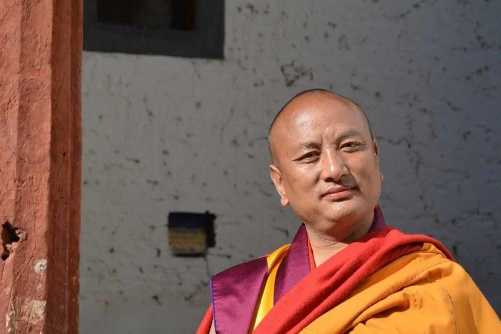 Lama At Paro Dzong
