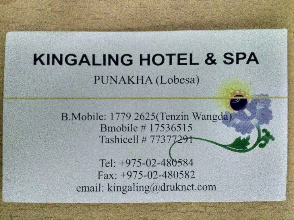 Hotel Kingaling, Punakha