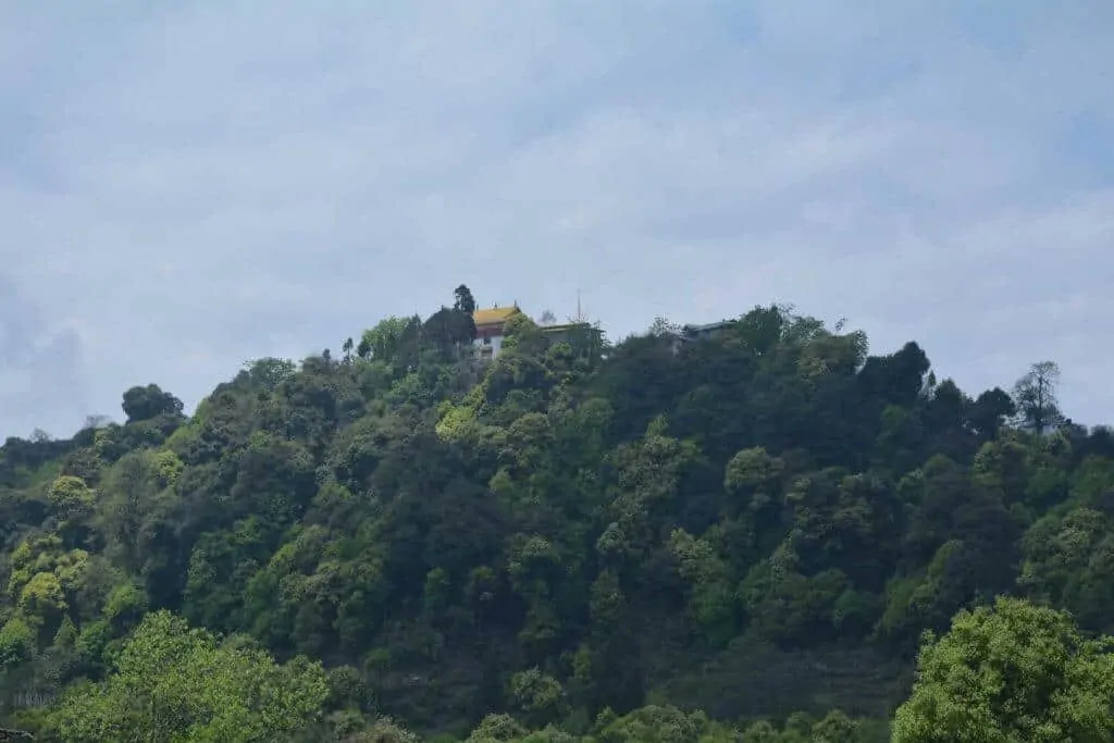 View of Pemayangtse Monastery From Rabdentse Ruins