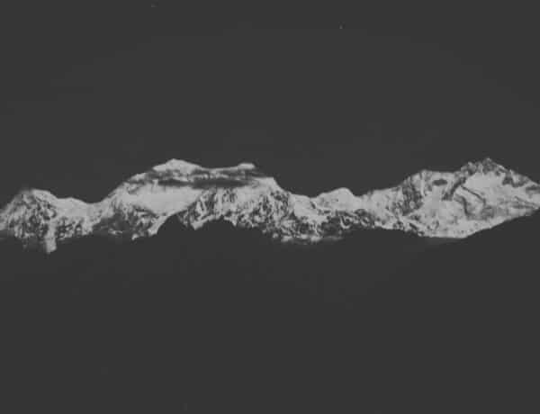 Pelling Moonlit Kanchenjungha Image