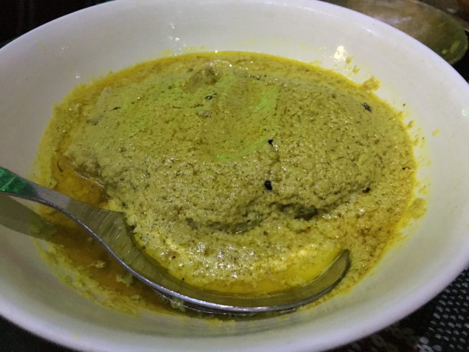 fish curry in mustard sauce at heritage khorika