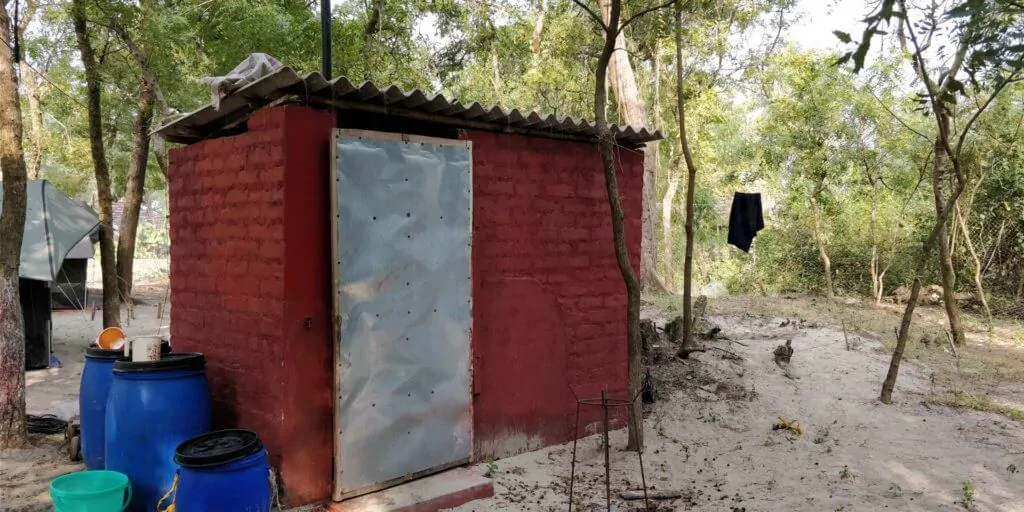 Washroom at Mousuni Island