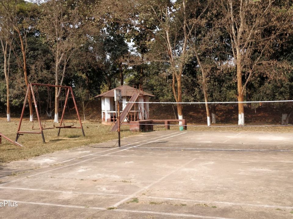 Badminton Court at Saranda Safari Resort