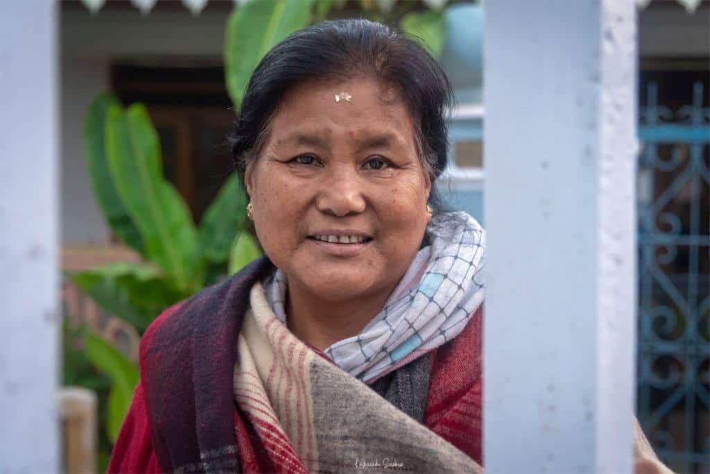 The Lady at Gurung's Guest House