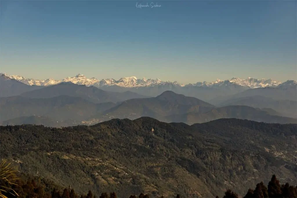 Layers of Mountain at Chatakpur