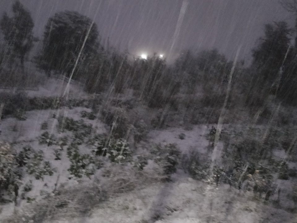 Snowfall at Chatakpur