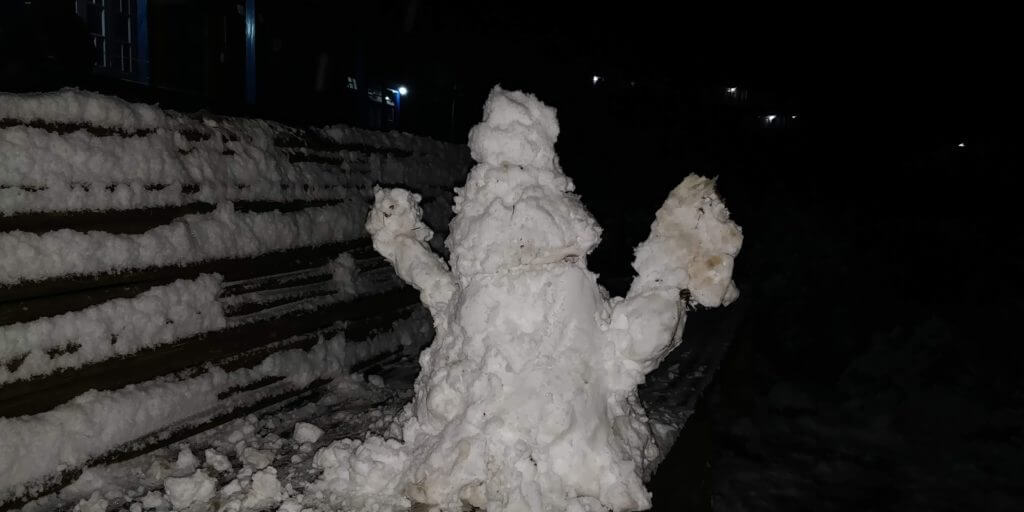 Snowman at Chatakpur