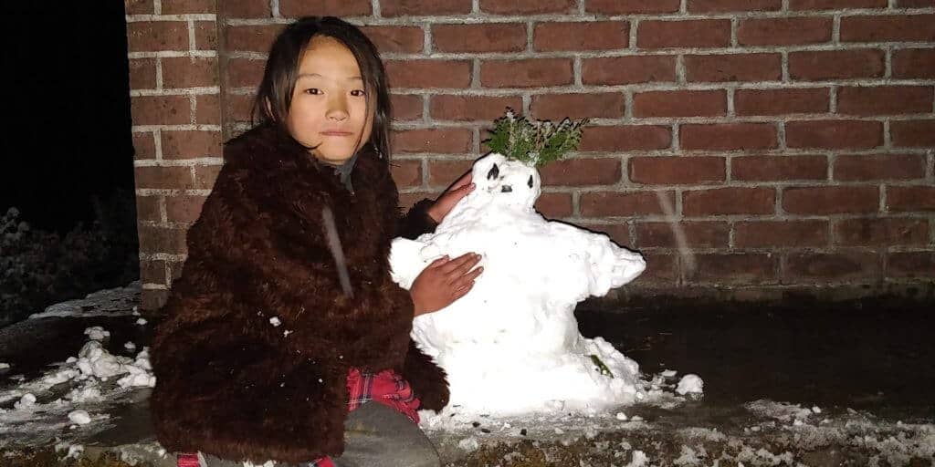 Snowman at Chatakpur