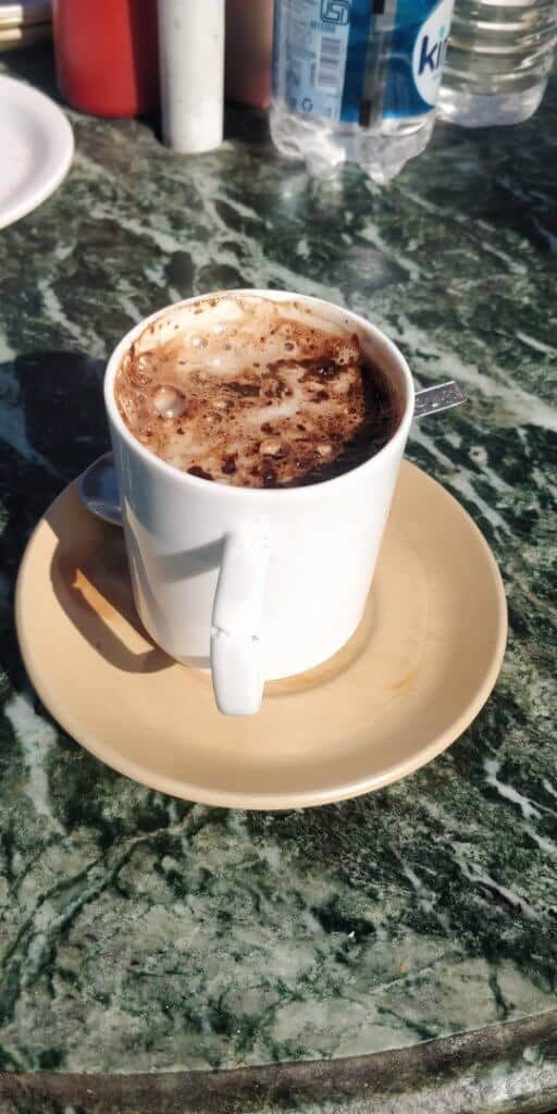 Hot Chocolate at Keventars Darjeeling