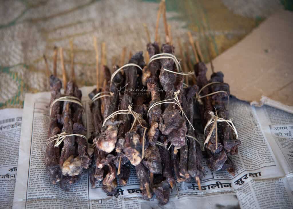 Dried Suirrels at Ziro Market