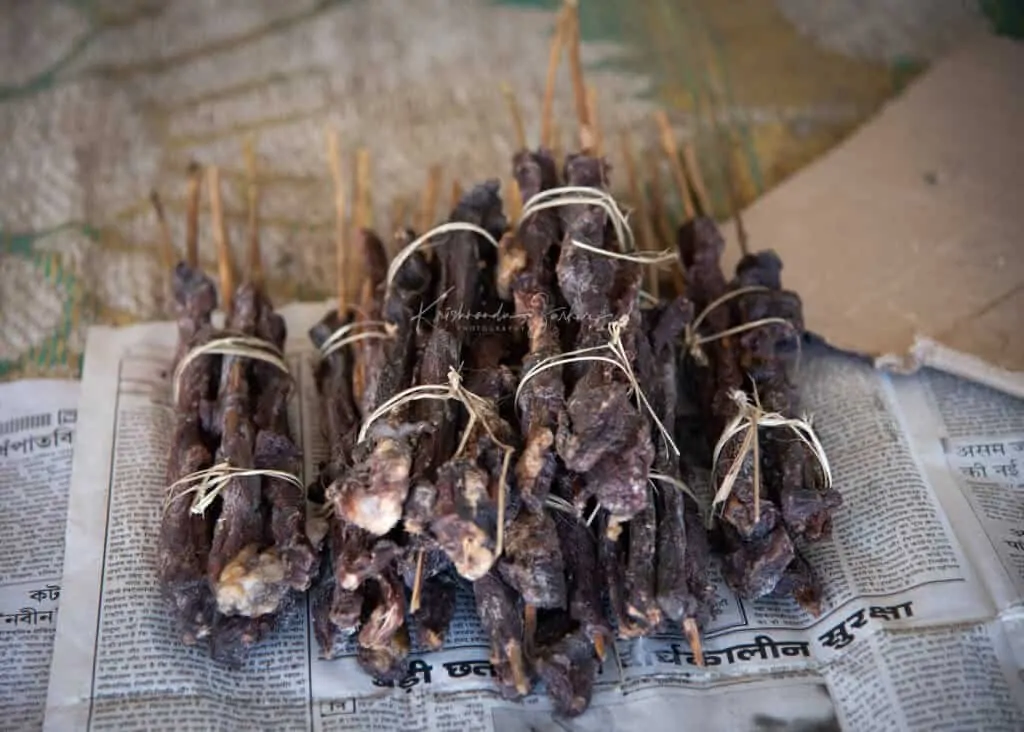 Dried Suirrels at Ziro Market