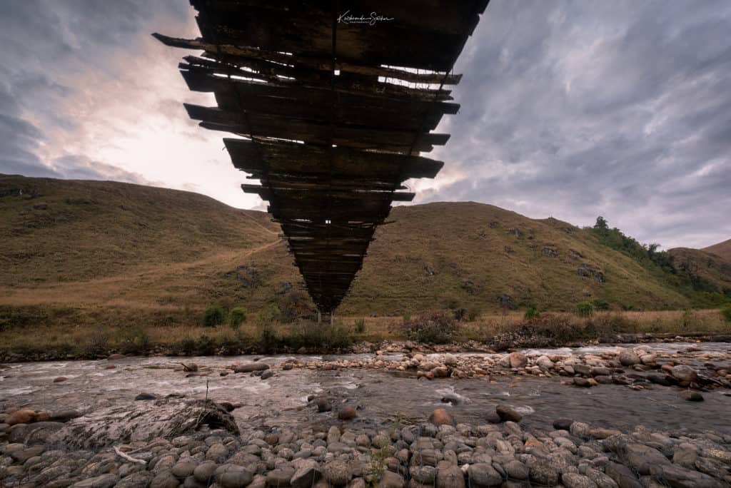 Hanging Bridge Dorjeeling Village - Mechuka