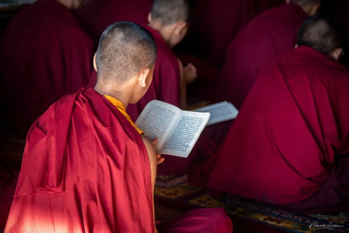 Lama at Pema Mani Monastery Tuting