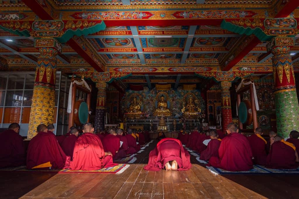 Lamas Pema Mani Monastery Tuting