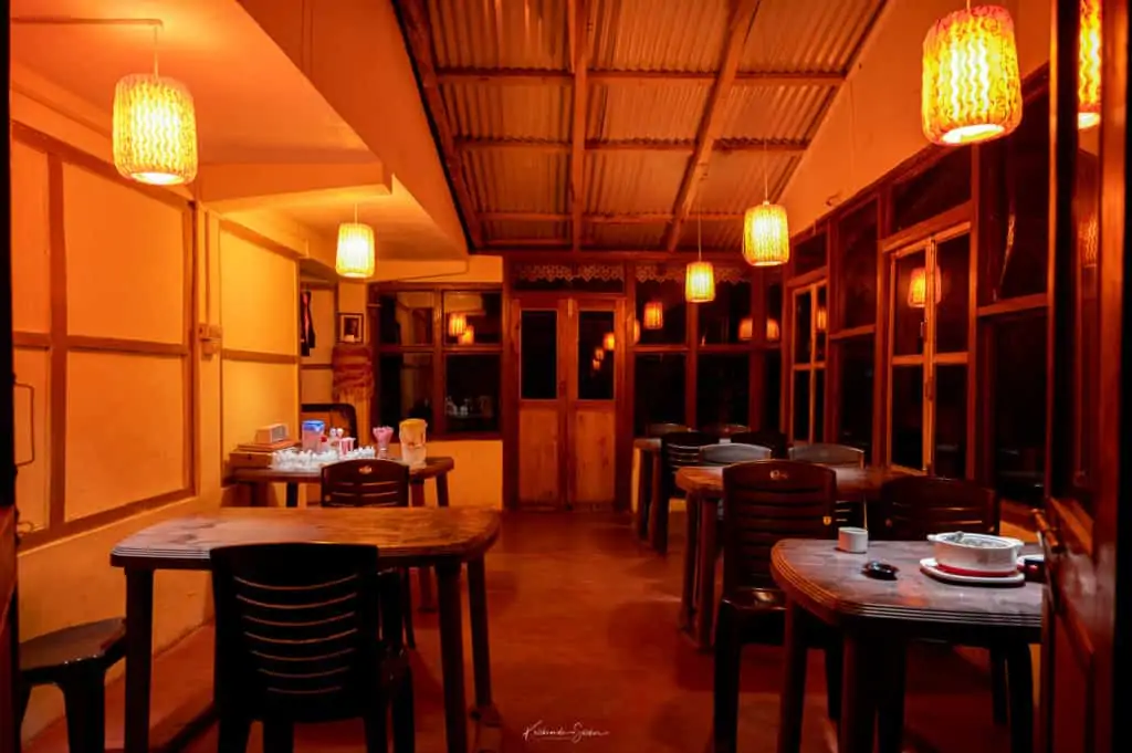 Dining Hall at Lungchu Nature Stay