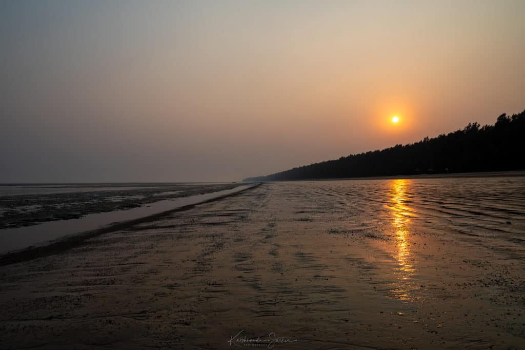 Sunset at Dublagadi Bagda Sea Beach
